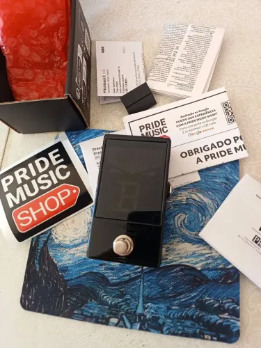 Pedal Korg Pitchblack X Afinador (na caixa)