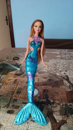 boneca barbie vida de sereia: sereia kayla