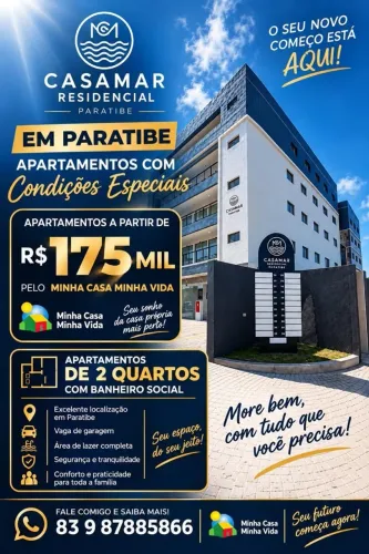 Apartamentos no Casamar em Paratibe