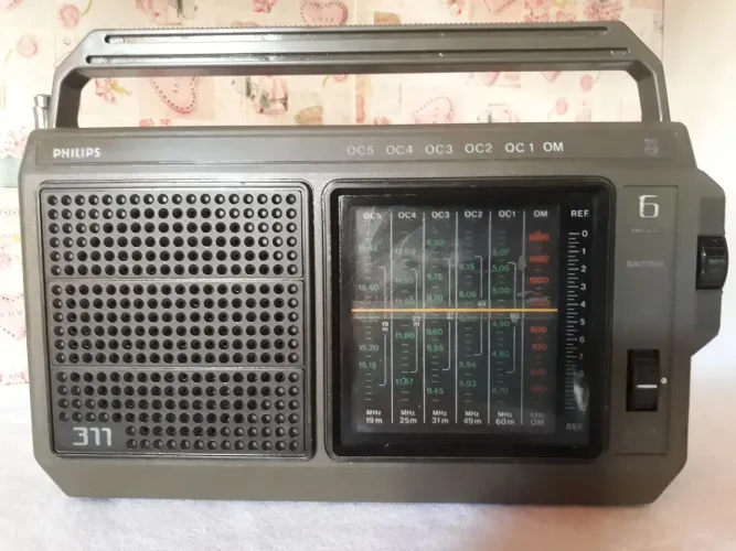 Radio antigo philips muito raro funcionando