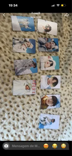 Vendo pcs fanmade do BTS holográficos