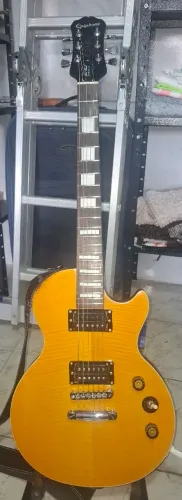Guitarra Les paul Epiphone com Malagoli (leia o anúncio)