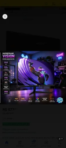 Monitor 240 hz FUUL 1920x1080 old