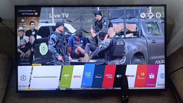 Só venda Smart TV 43 LG comando de voz