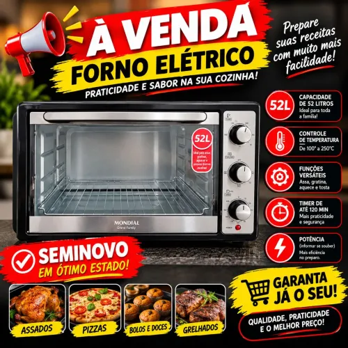 VENDA DE FORNO ELÉTRICO 