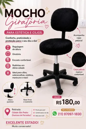 CADEIRA MOCHO GIRATÓRIA