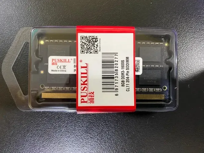 Memória Notebook PUSKILL 8GB DDR3 1600MHz SODIMM
