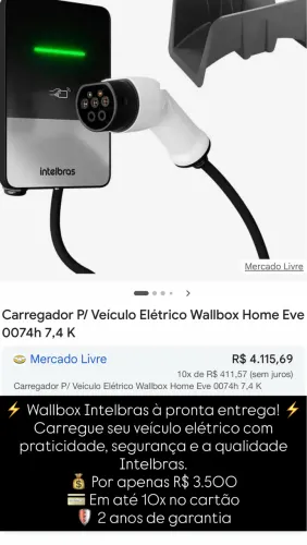 Wallbox intelbras Lacrada