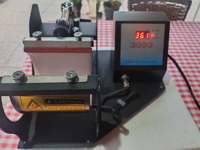 Prensa térmica sublimação de canecas
