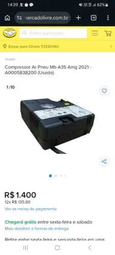 Pra vender compressor de ar.