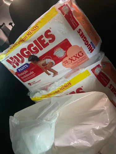 fralda huggies xxg 72 unidades