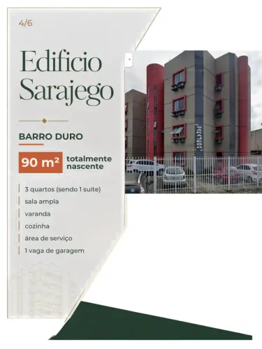 Apartamento à venda no SARAJEGO, BARRO DURO, Maceió, AL