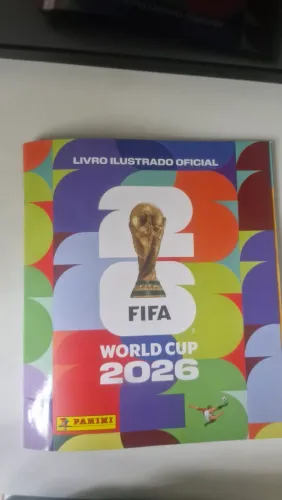 Álbum da copa 2026 com figurinhas