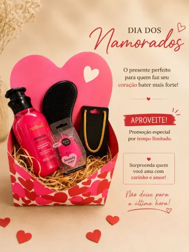Kit Presente Beleza- O Boticário e Acessórios
