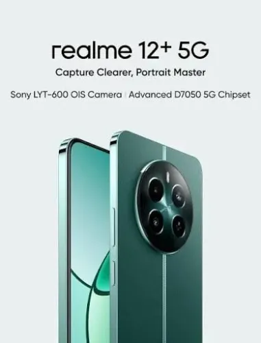 REALME 12+ ....12,RAM 512gb de memória