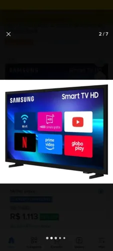 Televisão Samsung smart TV H500F 32"