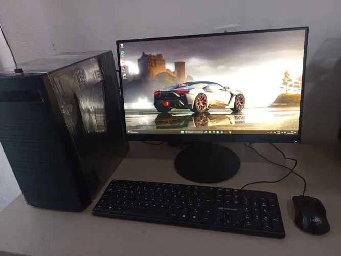 Computador completo core i5 8GB SSD NVME monitor 22 polegadas top