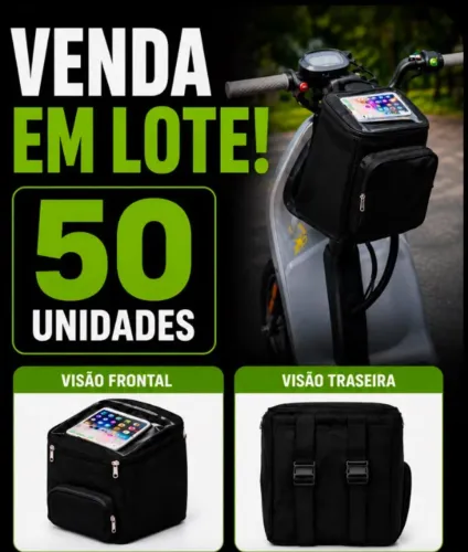 Bolsa Térmica para Moto Elétrica - Delivery, Entregas e Transporte de Alimentos