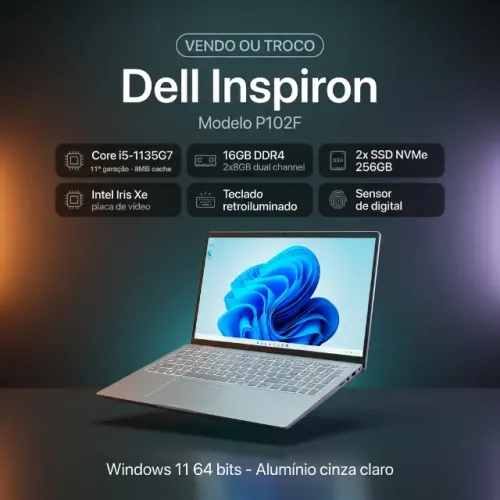 Troco Notebook Dell Inspiron 5502
