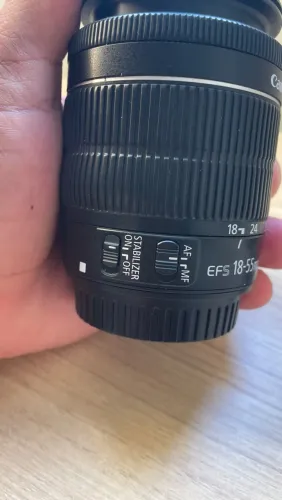 Lente de camera Canon