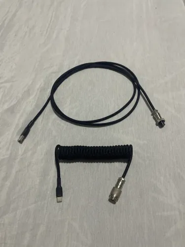 Cabo trançado usb-c para teclado