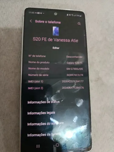Celular Samsung Galaxy S20 FE