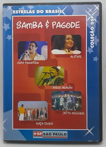 DVD SAMBA E PAGODE - ESTRELAS DO BRASIL - COLEÇÃO DSP