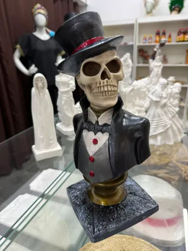 Imagem busto de caveira