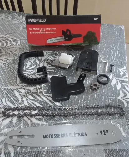 Adaptador de motosserra para esmerilhadeira