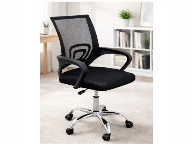 Cadeira De Escritorio Tela Mesh Ergonomico Confortável Giratória Resistente até 120kg.