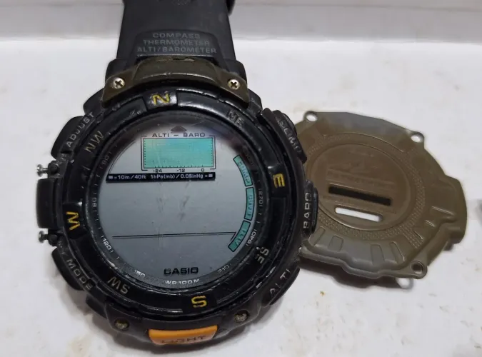 Relógio Casio Pathfinder Pag-40 Proteck no estado não funciona