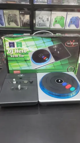 Controle Sem Fio DJ HERO para PS2 e PS3