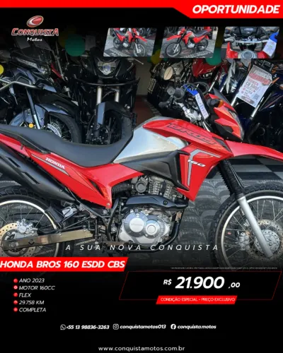 Bros 160 ESDD 2023 - Apenas 29.000Km (Com garantia)