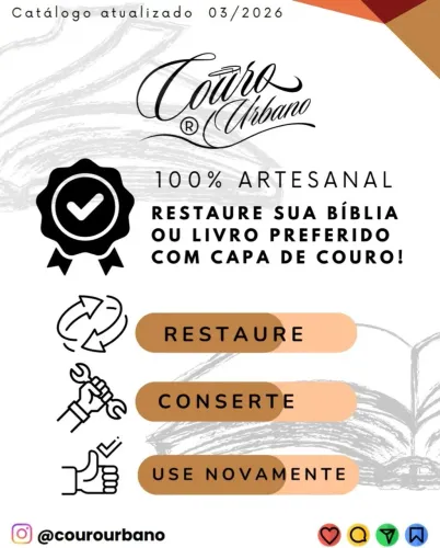 RESTAURAÇÃO DE BÍBLIAS E LIVROS COM CAPA DE COURO LEGÍTIMO ?