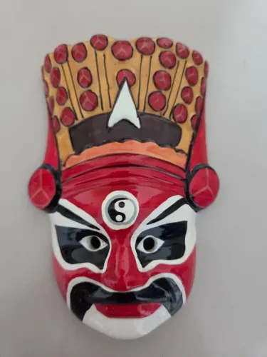 Máscara Veneziana de coleção em Porcelana
