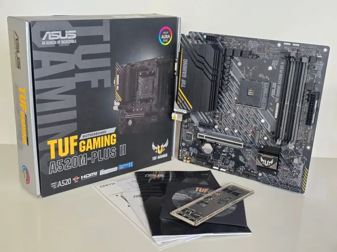 *NÃO DÁ VÍDEO* Placa Mãe ASUS TUF A520M-PLUS II