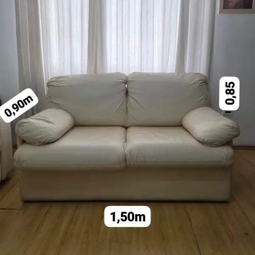 Oportunidade! Sofá-Cama com Colchão Integrado ótimo para visitas ou cama reserva.