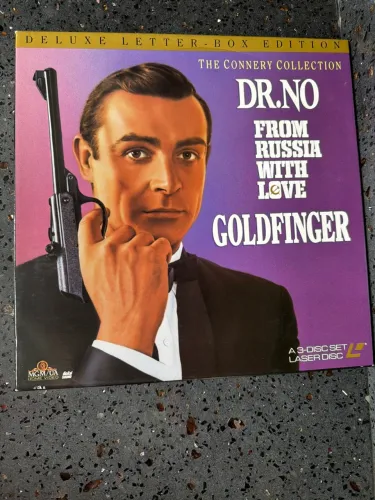 007 JAMES BOND - THE CONNERY COLLECTION | LASERDISC - EDIÇÃO DE COLECIONADOR