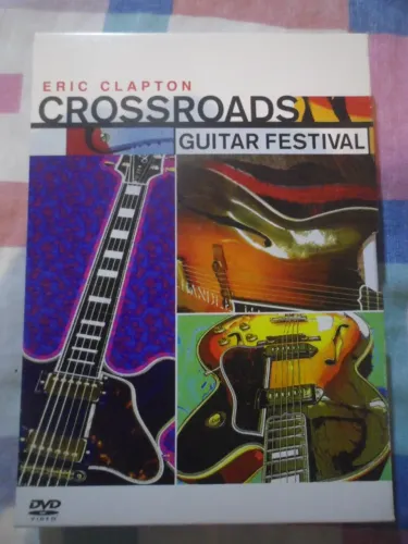 DVD duplo Eric Clapton Crossroads Guitar Festival 2004 DVD nacional e original