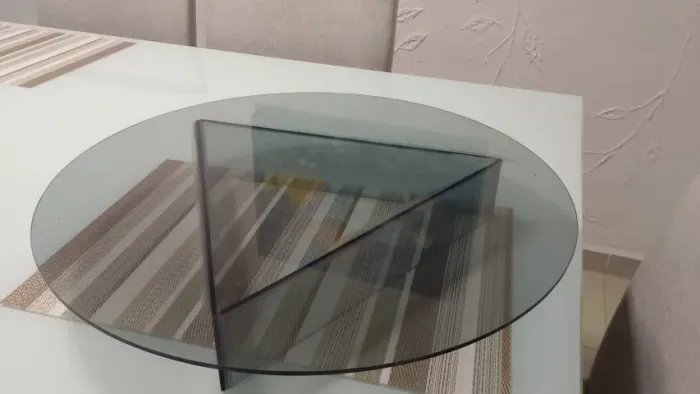 Expositor de bolo de vidro 