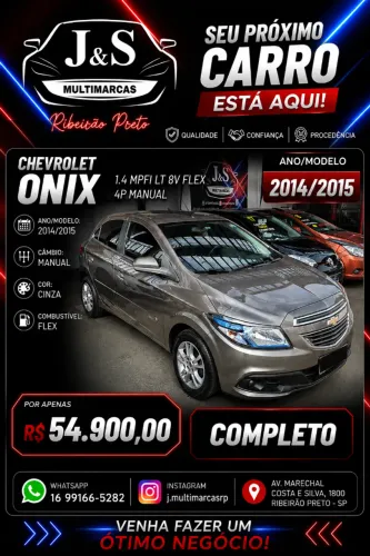 Chevrolet Onix Hatch LT 1.4 8V Flex Power Mec. 4P 2015