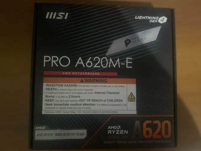 Placa-Mãe MSI Pro A620M-E, AMD AM5(NOVO)