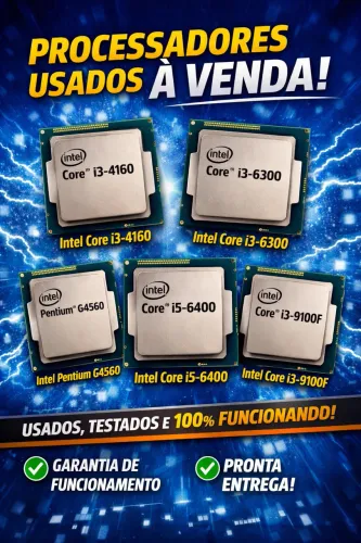 varios processadores intel
