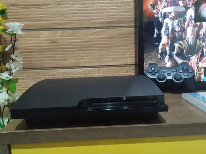 PS3 Slim Desbloqueado Diversos Jogos! Aceito cartão 