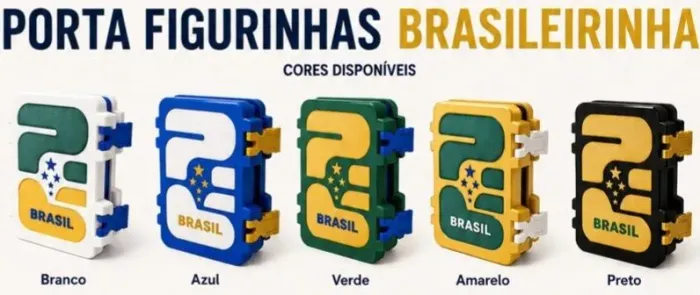 Caixa de figurinha Brasileirinha