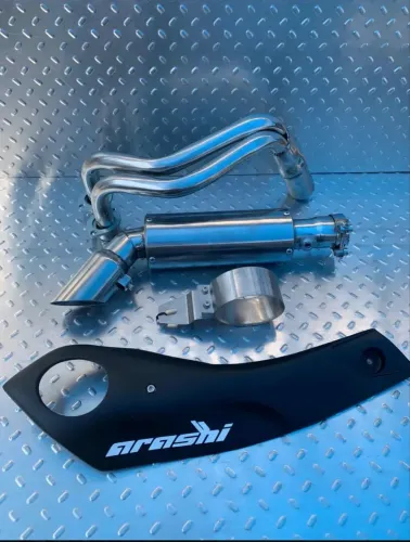 Escapamento Arashi Mt 03 Full Inox Yamaha Mt03 Até 2025