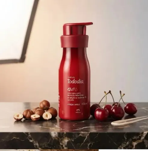 Hidratante Corporal Natura Tododia Cereja e Avelã 400 ml