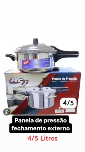 Panela de pressão fec externo 4/5 polida