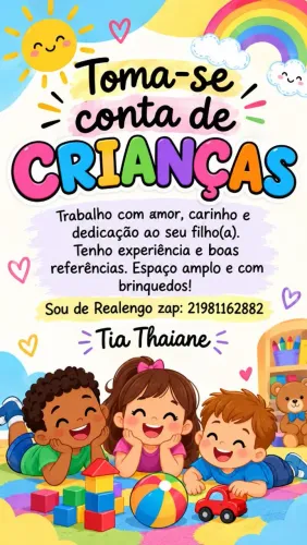 Toma-se conta de crianças