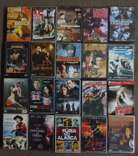 20 DVDs originais e